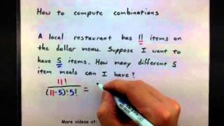 Probability  how to compute combinations [upl. by Kort]