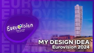 Eurovision Song Contest 2024  My Logo amp Design Idea [upl. by Yornoc]