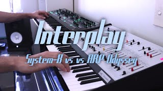 Interplay  Roland System8 meets Korg ARP Odyssey  Mike Pensini [upl. by Nnyloj184]