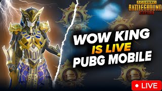 KING IS LIVE WOW MODES😍LIVE  PUBG MOBILE shortlive pubgmobile newupdates arham [upl. by Aisatana]