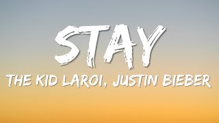 Stay  Clean Lyrics  The Kid LAROI Justin Bieber [upl. by Somerville]