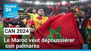 CAN 2024  après son Mondial historique le Maroc veut dépoussiérer son palmarès • FRANCE 24 [upl. by Asilanom52]