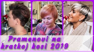 Top 20 🌸 najmodernije pramenovi na kratkoj kosi 2019 [upl. by Charo]