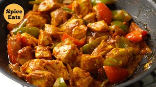 CHICKEN JALFREZI  RESTAURANT STYLE CHICKEN JALFREZI  JALFREZI CHICKEN CURRY [upl. by Skiba504]