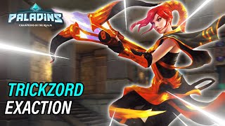 Trickzord Cassie Pro Competitive l MASTER l EXACTION l PALADINS GAMEPLAY [upl. by Lledroc]