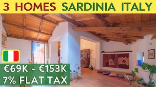 3 HOMES in SARDINIA ITALY  Beautiful Italian HOUSES for SALE [upl. by Abroms]