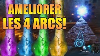 BO3 Der Eisendrache Zombies Améliorer les 4 Arcs Feu Vent Electric Poison [upl. by Earal]