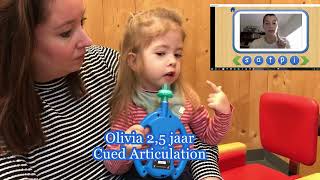 Groovtube HOTKEY  Oliva 25 jr triggers Cued Articulation app with her breath [upl. by Mcclelland]