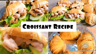 Delicious Croissant🥐 amp Yummy Croissant Sandwich Recipe By Moms Kitchen 😋 [upl. by Tita]