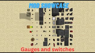 Redstone gauges and switches mod showcase [upl. by Neelak]