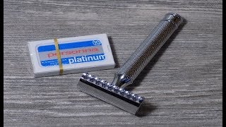 Rasur  Pur  Personna Platinum Rasierklinge im Test Vorstellung Nassrasur [upl. by Drolyag]