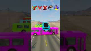 🚘CR7 vs Messi vs MrBeast vs Tom vs Scooby Doo Lucky 😎beamngdrive shorts ronaldo ur  cristiano [upl. by Salot]