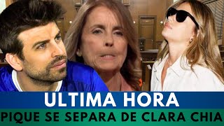 RELACIÓN ROTA Gerard Piqué ABANDONA a Clara Chía por Insultar a su MADRE [upl. by Darce760]