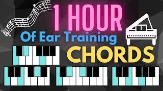 Exercises to Hear Almost Every Chord  1 Hour of Ear Training [upl. by Einahpehs]