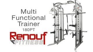 180PT MultiFunctional Trainer  Weight Pulleys  Smith Machine  Power Rack [upl. by Rubi]