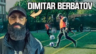 BERBATOV DISGUISED AS OLD MAN PLAYS FOOTBALL EPIC PRANK [upl. by Rockel236]