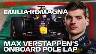 Max Verstappen’s RecordEqualling Pole Lap  2024 Emilia Romagna Grand Prix  Pirelli [upl. by Ellohcin]