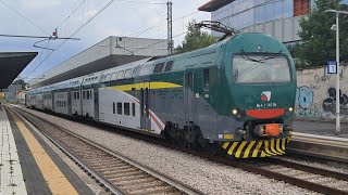 TRENI sulla MILANO  ASSO  STAZIONE di CORMANO CUSANO MILANINO [upl. by Narah860]