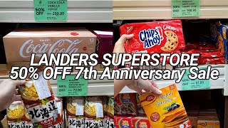 Landers Superstore Grocery Shopping 50 OFF Membership 7th Anniversary Sale [upl. by Sacul]