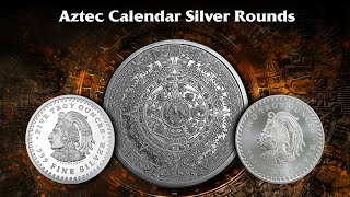 Aztec Calendar Silver Rounds  BOLD Precious Metals [upl. by Amalbena]