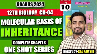 Class 12th Ch4 Molecular Basis Of Inheritance One Shot Video for 2024 Exam  biostudy [upl. by Coco217]