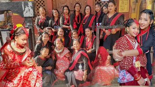 gufa nikaleko 🥰newari culture sari lagauna namanera nani ekdom royo 😭 part2suxeeluxee [upl. by Fanchette]