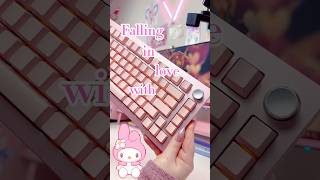 💖NEW💖 pink keyboard gamergirlsetup pinkaesthetic mechanicalkeyboard keyboard unboxingvideo [upl. by Japha]