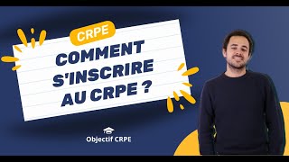 Comment sinscrire au CRPE 2024 [upl. by Oigres]