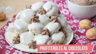 PROFITEROLES AL CIOCCOLATO BIANCO  Ricettait [upl. by Eemak403]