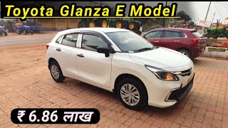 Toyota Glanza E Model  2024 Detailed Review glanza [upl. by Assillem674]