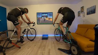 Aldi Rollentrainer versus Tacx Flux 2 Smart Trainer [upl. by Dietrich]