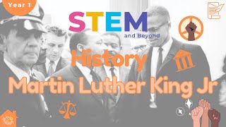 Martin Luther King Jr  KS1 History Year 1 amp 2  STEM Home Learning [upl. by Combes224]