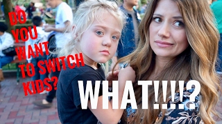 DAY WITH 4 YEAR OLD EVERLEIGH AND SWITCHING KIDS VLOG [upl. by Znerol]