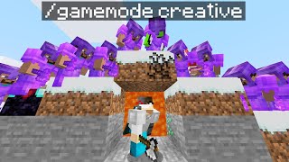 Minecraft Manhunt but the Hunters secretly used CREATIVE MODE [upl. by Ott]