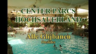 Center Parcs Hochsauerland │ Onslides  Alle glijbanen │ 4K │ 2023 [upl. by Homovec]