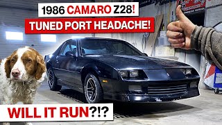 Another Bargain or Bust Facebook Camaro Low Mileage 1986 Z28 Tuned Port Injection Will It Run [upl. by Haidabej230]