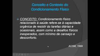 Bases do Condicionamento Físico  Vídeo Aula 1 [upl. by Gnoz]