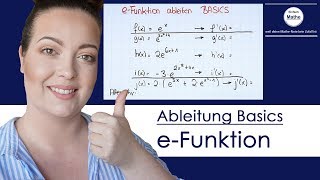 eFunktion Ableitung  Viele Beispiele  Basics by einfach mathe [upl. by Susannah]