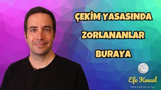 Çekim Yasasında Zorlananlar Buraya  Efe Kıncal [upl. by Nerradal]