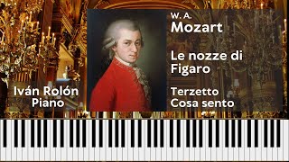 W A Mozart Le nozze di Figaro Terzetto quotCosa sentoquot Piano accompaniment [upl. by Hillell743]