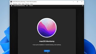 How to Install macOS Monterey on VirtualBox on Windows [upl. by Oesile763]