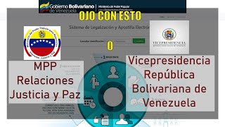 Apostillar Partida de Nacimiento y documentos civiles de Venezuela 2021 [upl. by Airetahs796]