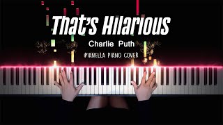 Charlie Puth  That’s Hilarious  Piano Cover by Pianella Piano [upl. by Atnauqal867]