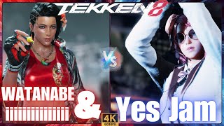 TEKKEN8 ➤WATANABE ＆ iiiiiiiiiiiiiii  AZUCENA アズセナ  vs Yes Jam  ALISA アリサ 【鉄拳8】 [upl. by Solomon]