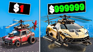 1 to 1000000 Helicopter Car in GTA 5 [upl. by Novit]