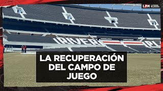 EXCLUSIVO  La recuperación del campo de juego del MONUMENTAL 😱🏟️ [upl. by Steven]