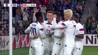 Folarin Balogun Goal  USMNT vs Ghana  October 17 2023 [upl. by Naawaj852]