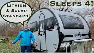 TAB 400 Boondock Edition Small Camper Sleep 4 in a super light teardrop travel trailer caravan [upl. by Tiffanle]