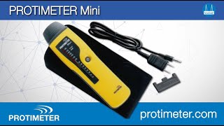 Intro to Protimeter Mini  Compact general purpose pintype meter for use with a range of materials [upl. by Anairo]