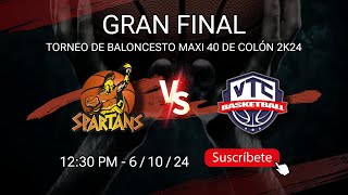 FINAL DEL TORNEO MAXI 40 DE COLON SPARTANS X EL VATICANO [upl. by Enniroc775]